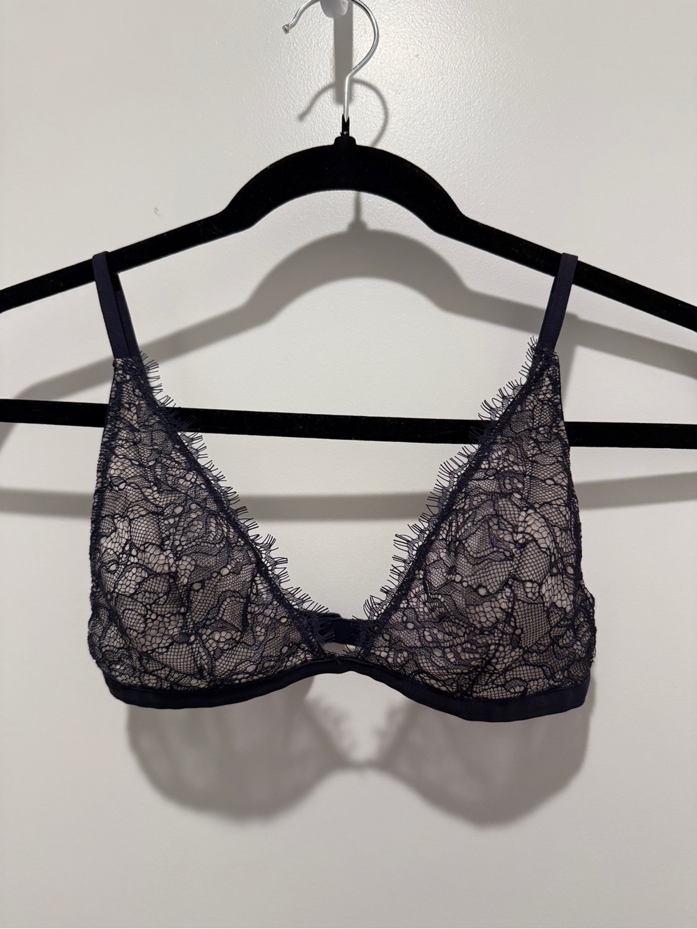 La Perla Brand Lace Triangle Navy Color